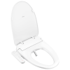 DELTA Refresh Standard Elongated Electric Bidet Toilet Seat — White