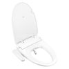 DELTA Refresh Standard Elongated Electric Bidet Toilet Seat — White