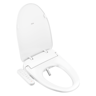 DELTA Refresh Standard Elongated Electric Bidet Toilet Seat — White