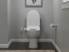 DELTA Refresh Standard Elongated Electric Bidet Toilet Seat — White