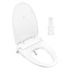 DELTA Refresh Premium Elongated Electric Bidet Toilet Seat — White