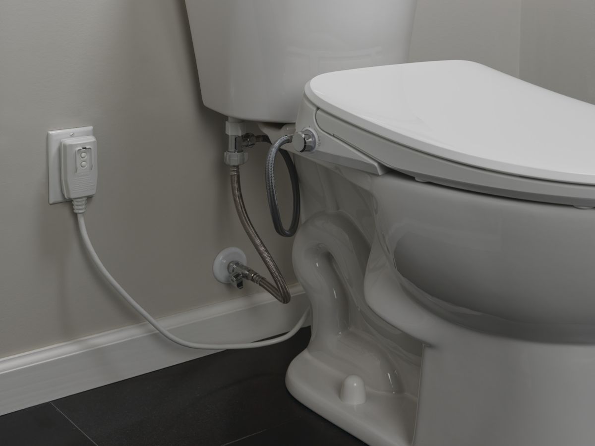 DELTA Refresh Ultimate Elongated Electric Bidet Toilet Seat — White