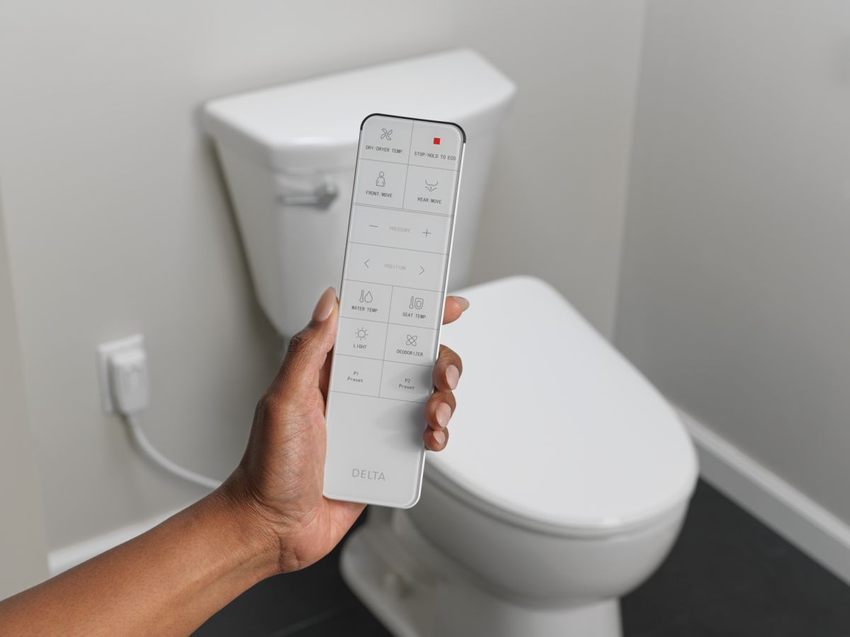 DELTA Refresh Ultimate Elongated Electric Bidet Toilet Seat — White