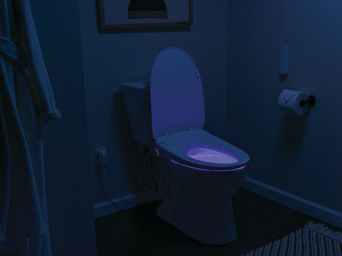 DELTA Refresh Ultimate Elongated Electric Bidet Toilet Seat — White
