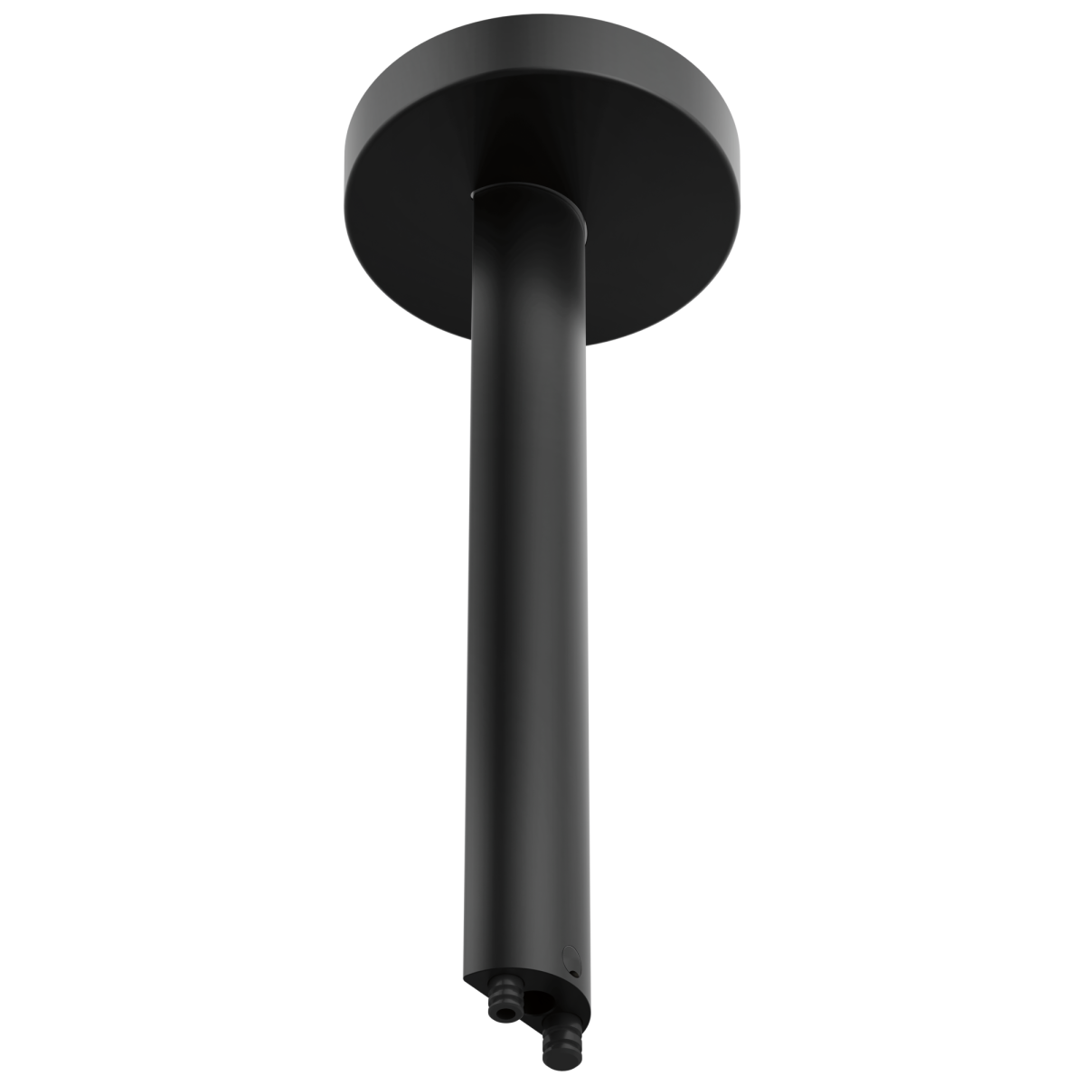 BRIZO Roccesco 12" Ceiling Mount Shower Arm and Flange — Matte Black