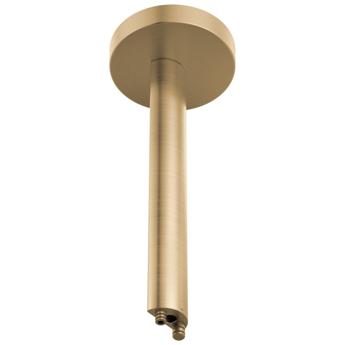 BRIZO Roccesco 12" Ceiling Mount Shower Arm and Flange — Luxe Gold