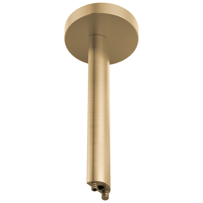 BRIZO Roccesco 12" Ceiling Mount Shower Arm and Flange — Luxe Gold