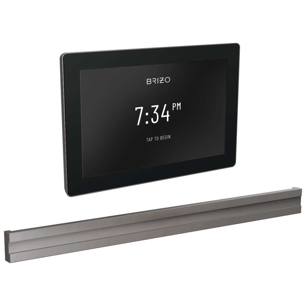 BRIZO Other Transcendent Digital Interface + Bilateral Steam Set — Lumicoat® Black Onyx