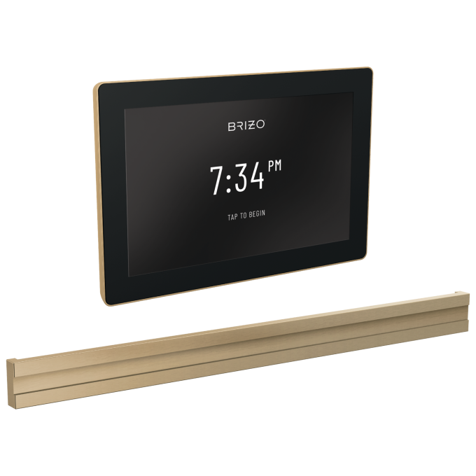 BRIZO Other Transcendent Digital Interface + Bilateral Steam Set — Lumicoat® Luxe Gold