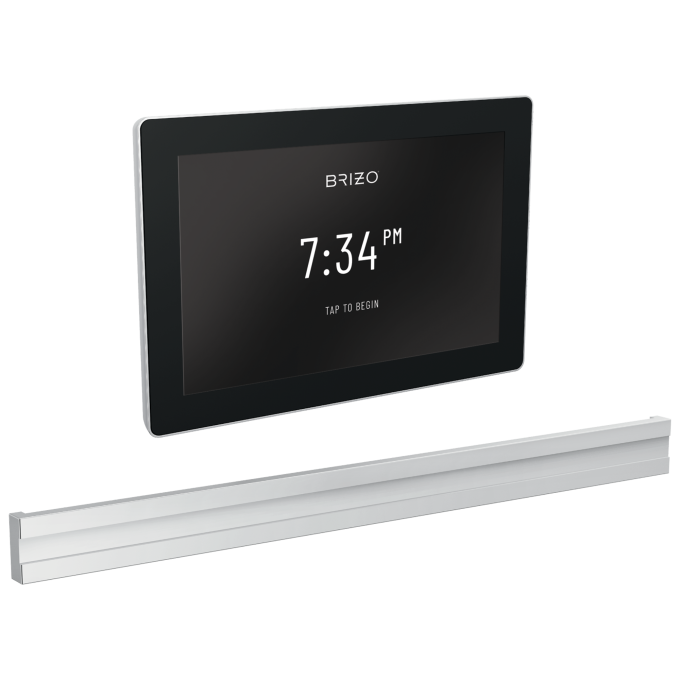 BRIZO Other Transcendent Digital Interface + Bilateral Steam Set — Lumicoat® Chrome