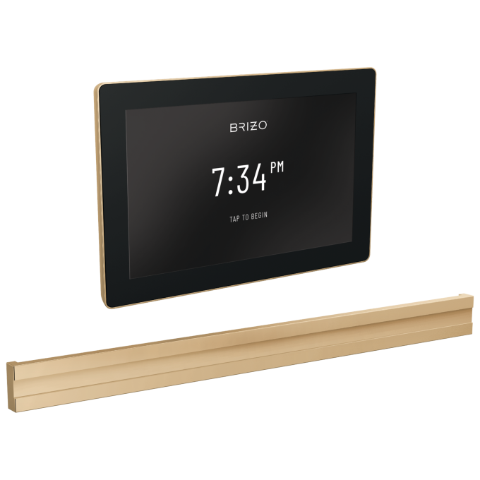 BRIZO Other Transcendent Digital Interface + Bilateral Steam Set — Lumicoat® Polished Gold