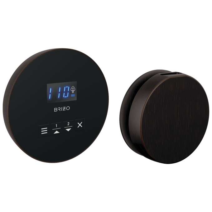 BRIZO Other Elemental Round Steam Set — Venetian Bronze