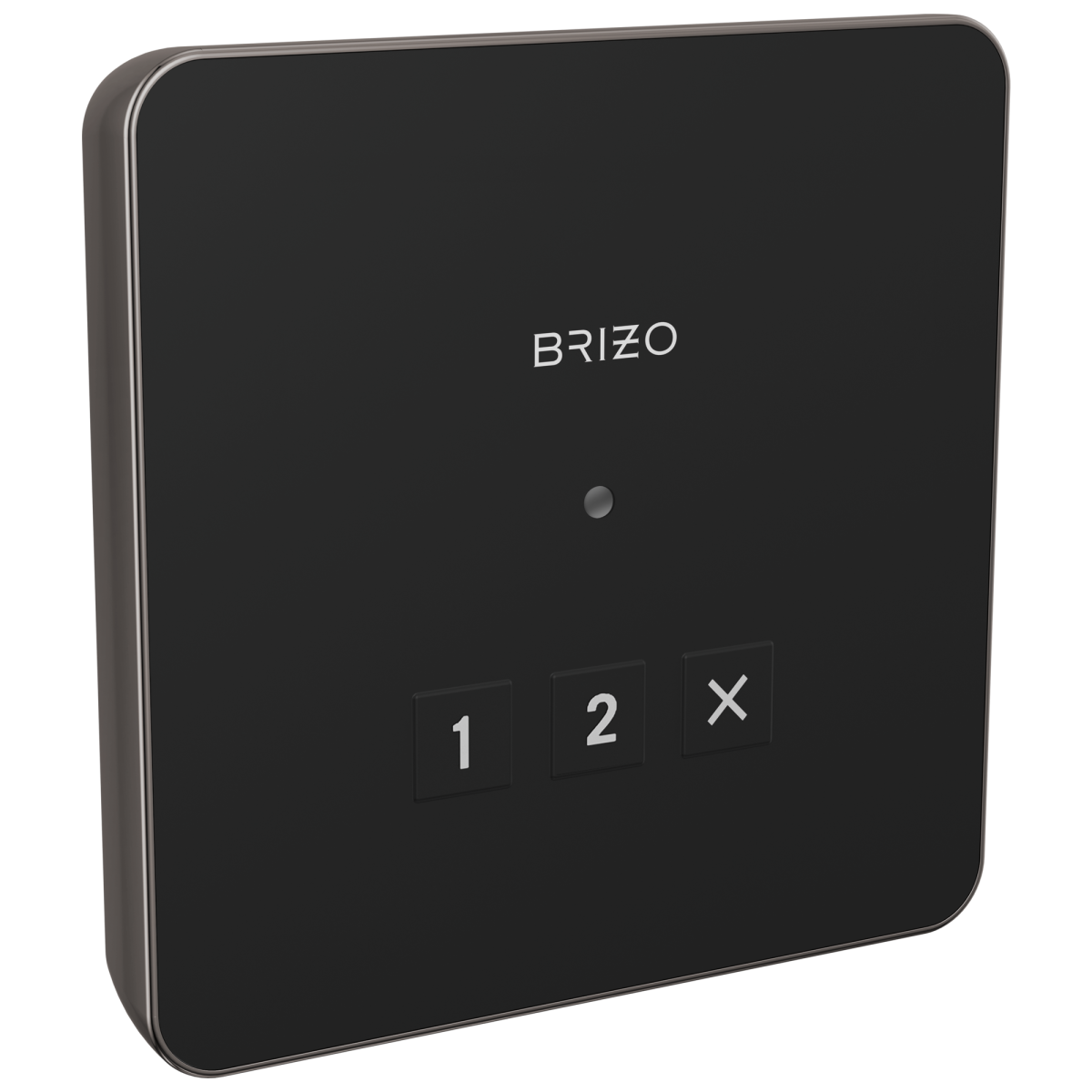 BRIZO Other Elemental Square Exterior Control — Lumicoat® Black Onyx