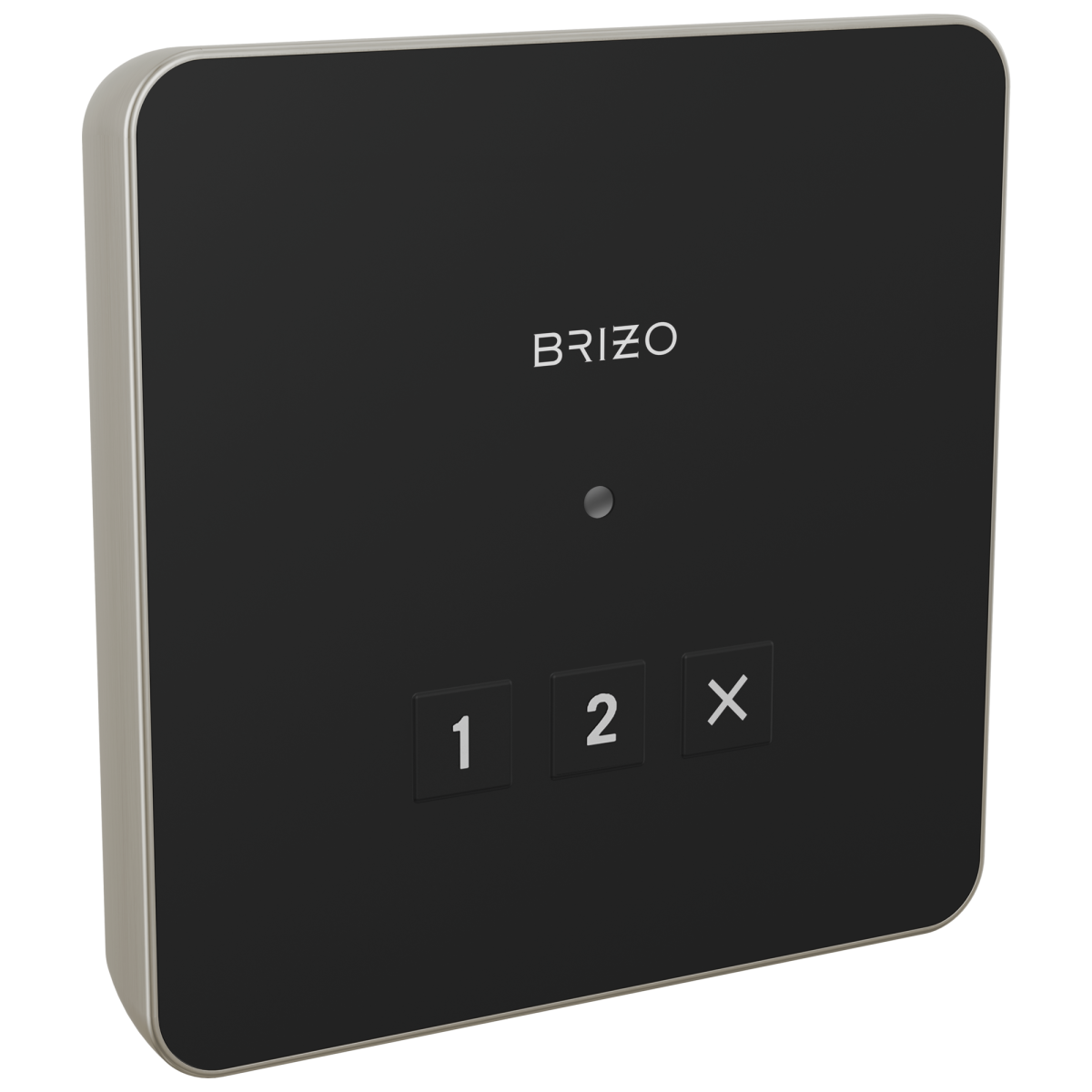 BRIZO Other Elemental Square Exterior Control — Lumicoat® Luxe Nickel