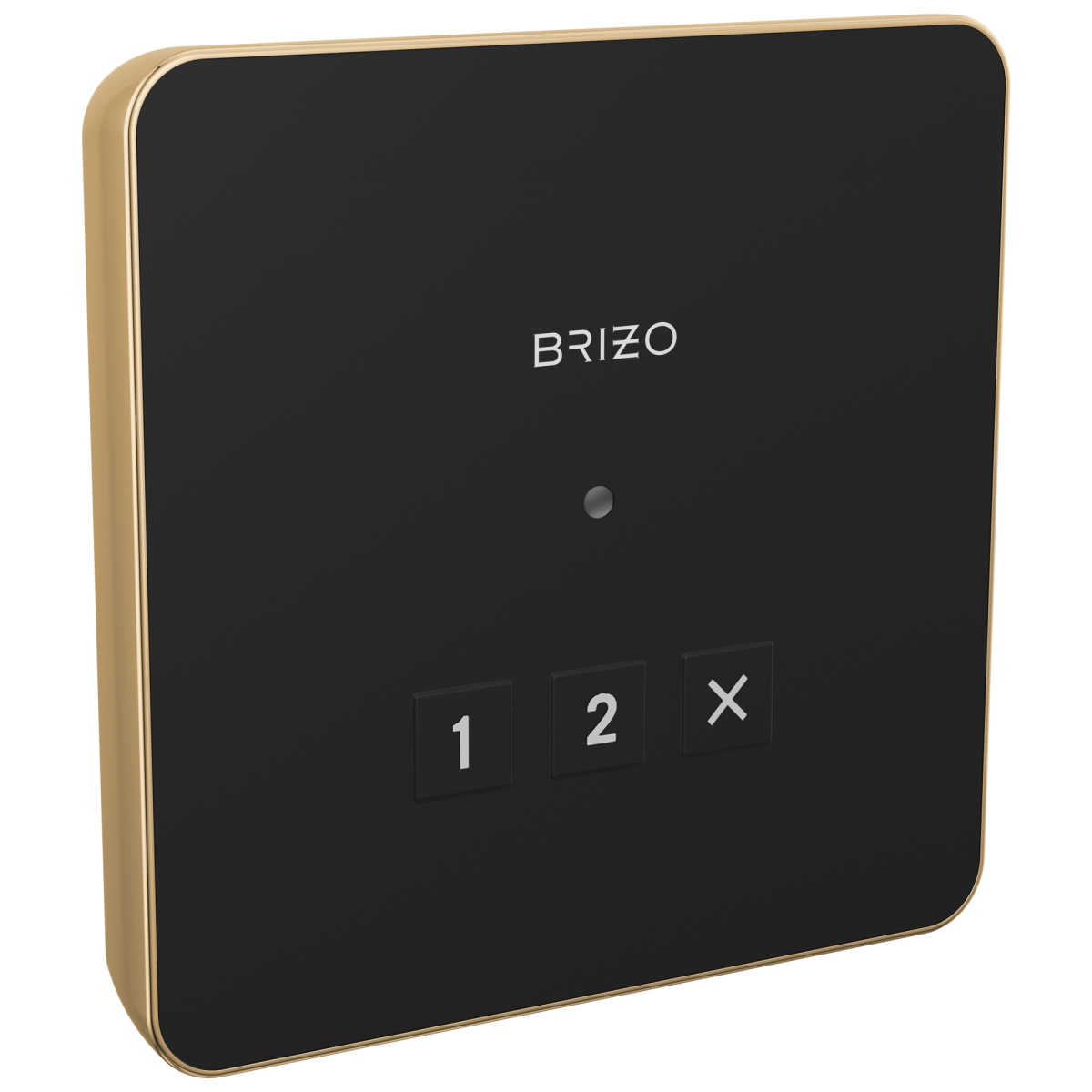 BRIZO Other Elemental Square Exterior Control — Lumicoat® Polished Gold