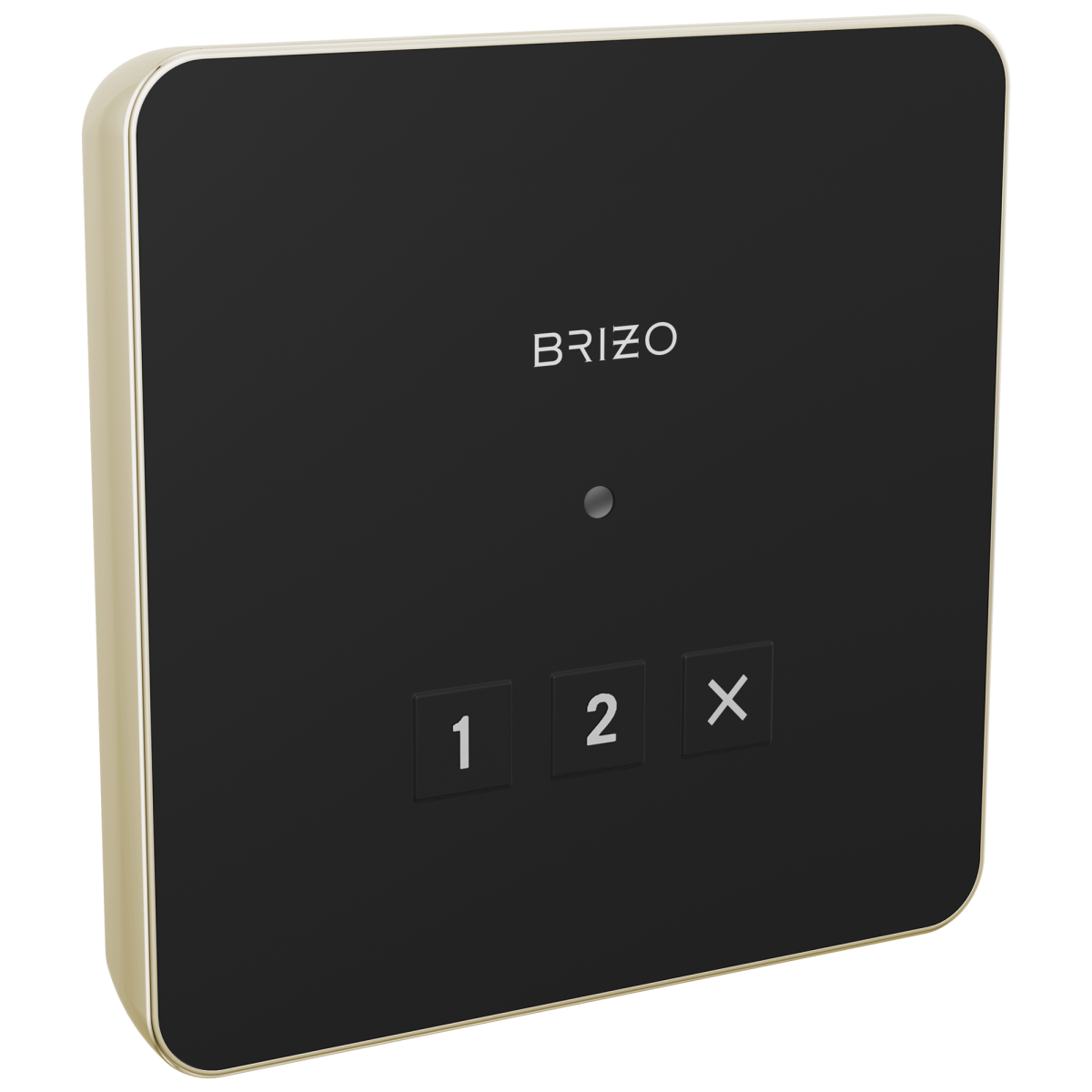 BRIZO Other Elemental Square Exterior Control — Lumicoat® Polished Nickel