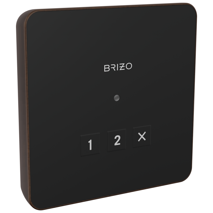 BRIZO Other Elemental Square Exterior Control — Venetian Bronze