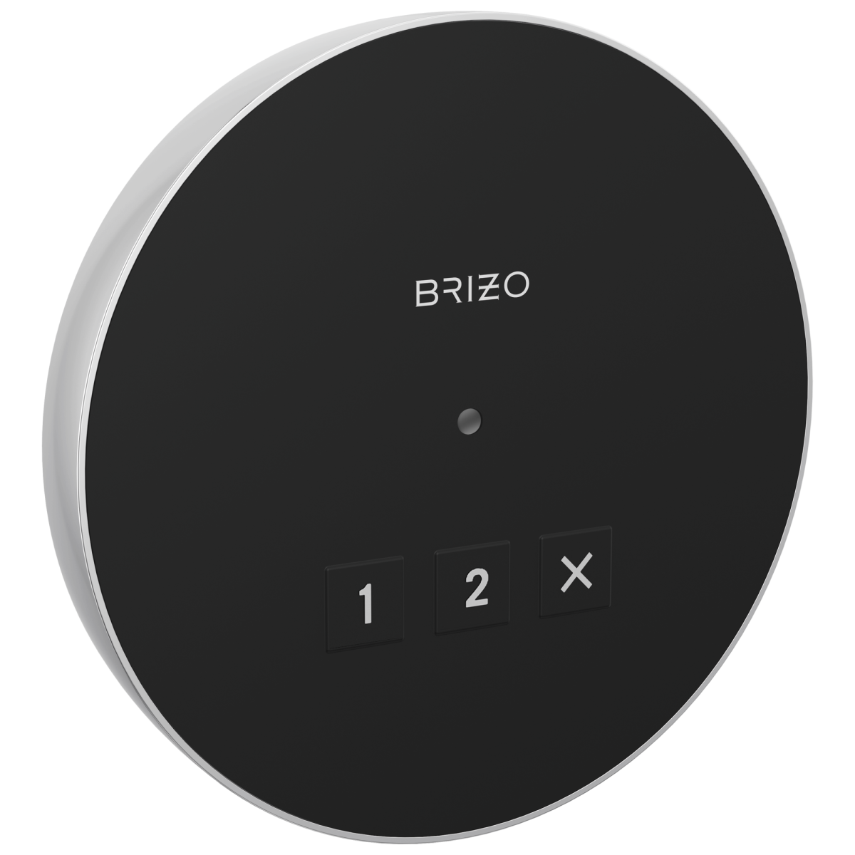 BRIZO Other Elemental Round Exterior Control — Lumicoat® Chrome