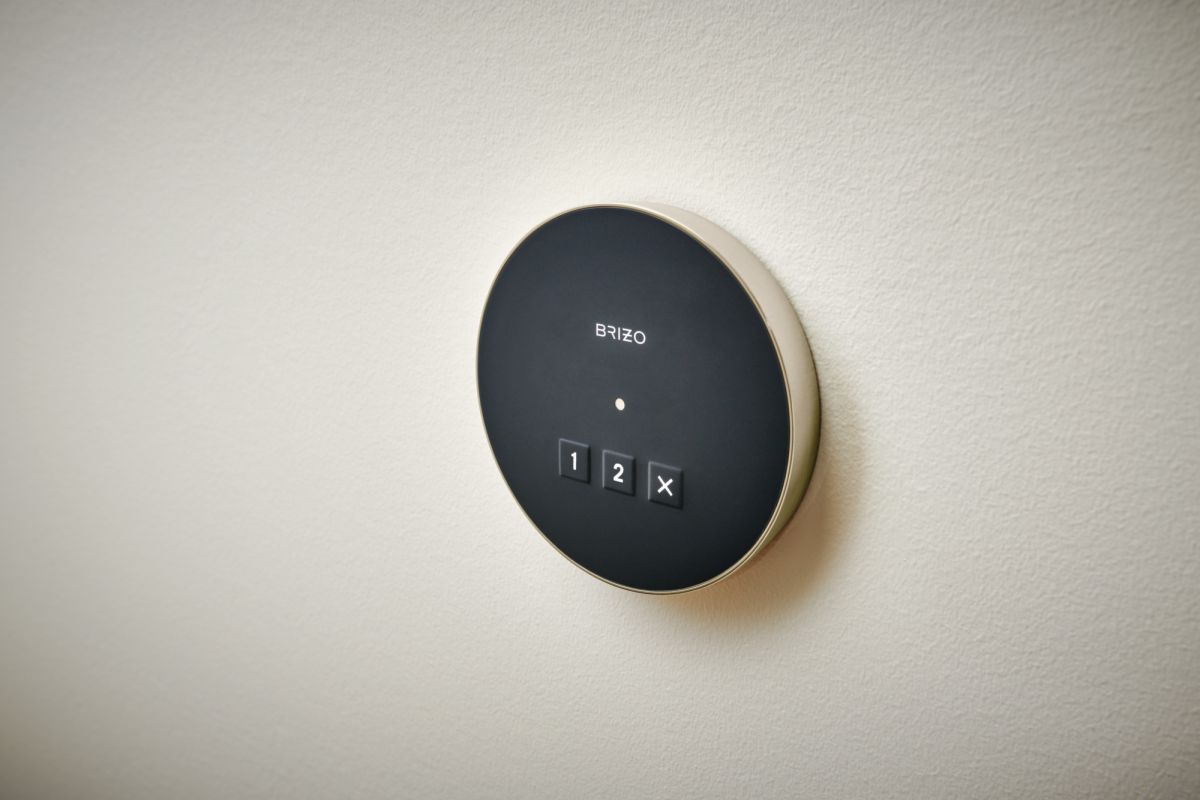 BRIZO Other Elemental Round Exterior Control — Lumicoat® Polished Nickel