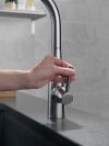 DELTA Essa Single Handle Pull-Down Kitchen Faucet — Arctic Stainless
