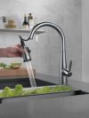 DELTA Essa Single Handle Pull-Down Kitchen Faucet — Arctic Stainless