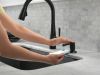 DELTA Essa Single Handle Pull-Down Kitchen Faucet — Matte Black