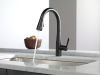 DELTA Essa Single Handle Pull-Down Kitchen Faucet — Matte Black