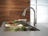 DELTA Essa Single Handle Pull-Down Kitchen Faucet — Chrome