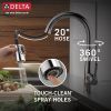 DELTA Essa Single Handle Pull-Down Kitchen Faucet — Chrome