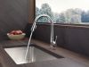 DELTA Essa Single Handle Pull-Down Kitchen Faucet — Chrome