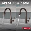 DELTA Essa Single Handle Pull-Down Kitchen Faucet — Venetian Bronze