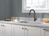 DELTA Essa Single Handle Pull-Down Kitchen Faucet — Venetian Bronze