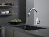 DELTA Essa Single Handle Pull-Down Kitchen Faucet with Touch2O Technology — Arctic Stainless