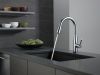 DELTA Essa Single Handle Pull-Down Kitchen Faucet with Touch2O Technology — Arctic Stainless