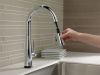 DELTA Essa Single Handle Pull-Down Kitchen Faucet with Touch2O Technology — Chrome