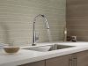 DELTA Essa Single Handle Pull-Down Kitchen Faucet with Touch2O Technology — Chrome