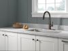 DELTA Essa Single Handle Pull-Down Kitchen Faucet with Touch2O Technology — Venetian Bronze