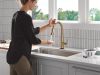 DELTA Essa Touch2O Technology Kitchen Faucet with Touchless Technology — Champagne Bronze