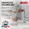 DELTA Essa Touch2O Technology Kitchen Faucet with Touchless Technology — Chrome