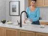 DELTA Essa Touch2O Technology Kitchen Faucet with Touchless Technology — Venetian Bronze