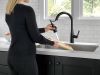 DELTA Essa VoiceIQ Single Handle Pull-Down Faucet with Touch2O Technology — Matte Black
