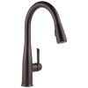 DELTA Essa VoiceIQ Single Handle Pull-Down Faucet with Touch2O Technology — Venetian Bronze