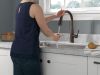 DELTA Essa VoiceIQ Single Handle Pull-Down Faucet with Touch2O Technology — Venetian Bronze