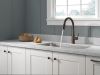 DELTA Essa VoiceIQ Single Handle Pull-Down Faucet with Touch2O Technology — Venetian Bronze