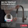 DELTA Essa VoiceIQ Single Handle Pull-Down Faucet with Touch2O Technology — Venetian Bronze