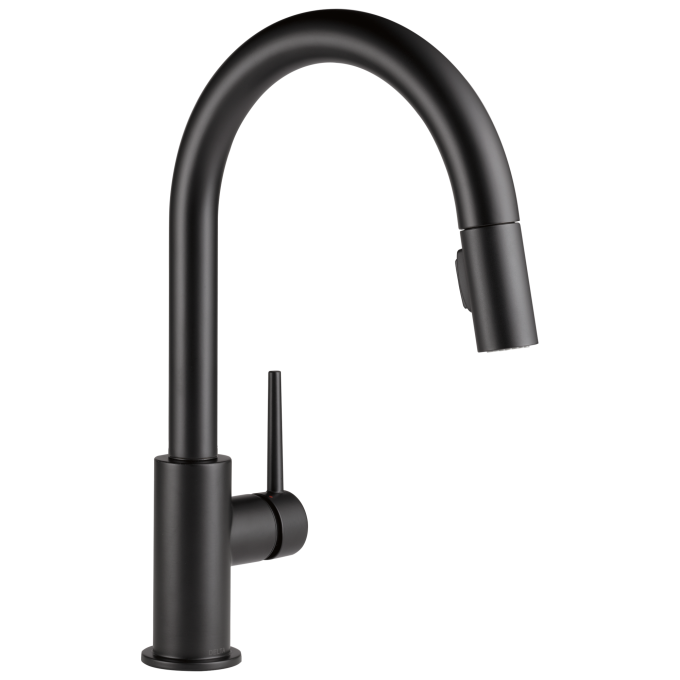 DELTA Trinsic Single Handle Pull-Down Kitchen Limited Swivel — Matte Black