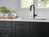 DELTA Trinsic Single Handle Pull-Down Kitchen Limited Swivel — Matte Black