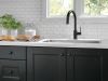 DELTA Trinsic Single Handle Pull-Down Kitchen Limited Swivel — Matte Black