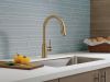 DELTA Trinsic Single Handle Pull-Down Kitchen Faucet — Champagne Bronze