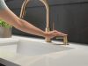 DELTA Trinsic Single Handle Pull-Down Kitchen Faucet — Champagne Bronze